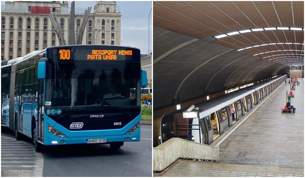 Programul STB si Metrorex Anul Nou 2025 Cum circula autobuzele de Revelion Program metrou