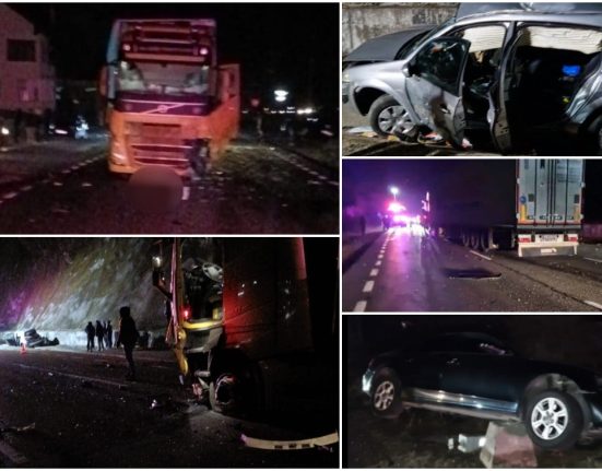 A murit nevinovat lovit din spate si proiectat in TIR