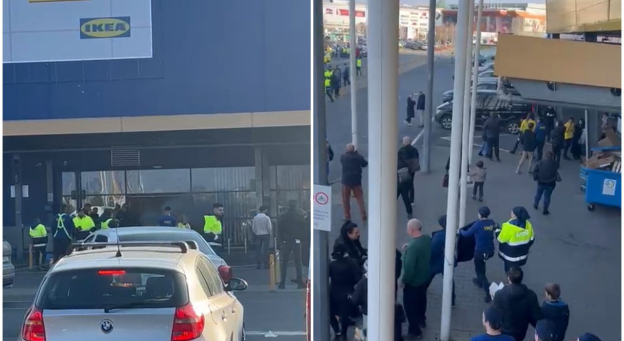 Incendiu la IKEA Baneasa Clientii evacuati din cladire