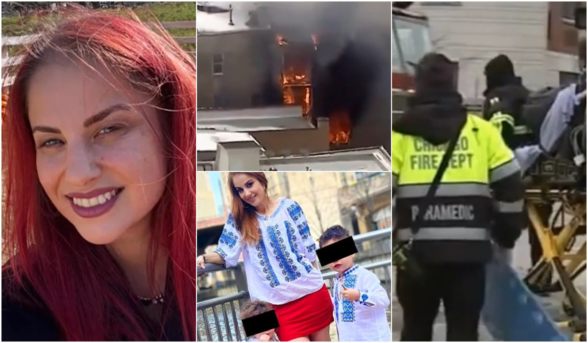 Marturii din incendiul din Chicago baietel roman decedat mama in stare critica Simina si a pierdut sotul acum 2 ani