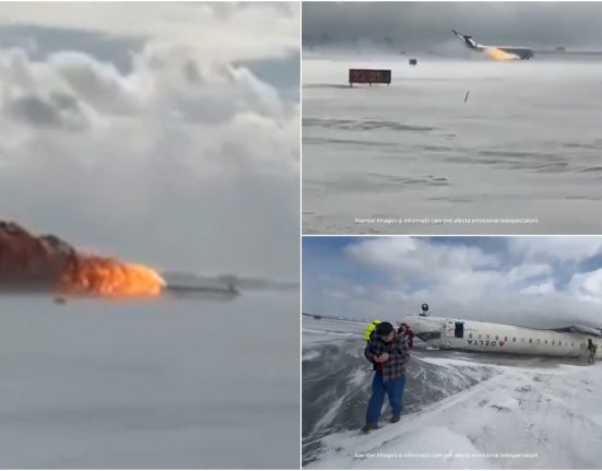 Momente dramatice dupa prabusirea avionului in Toronto O minge mare de foc Eram cu susul in jos Opinie expert aviatie