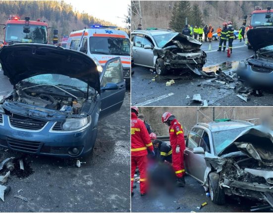 Accident mortal pe DN1 in Predeal un mort trei raniti