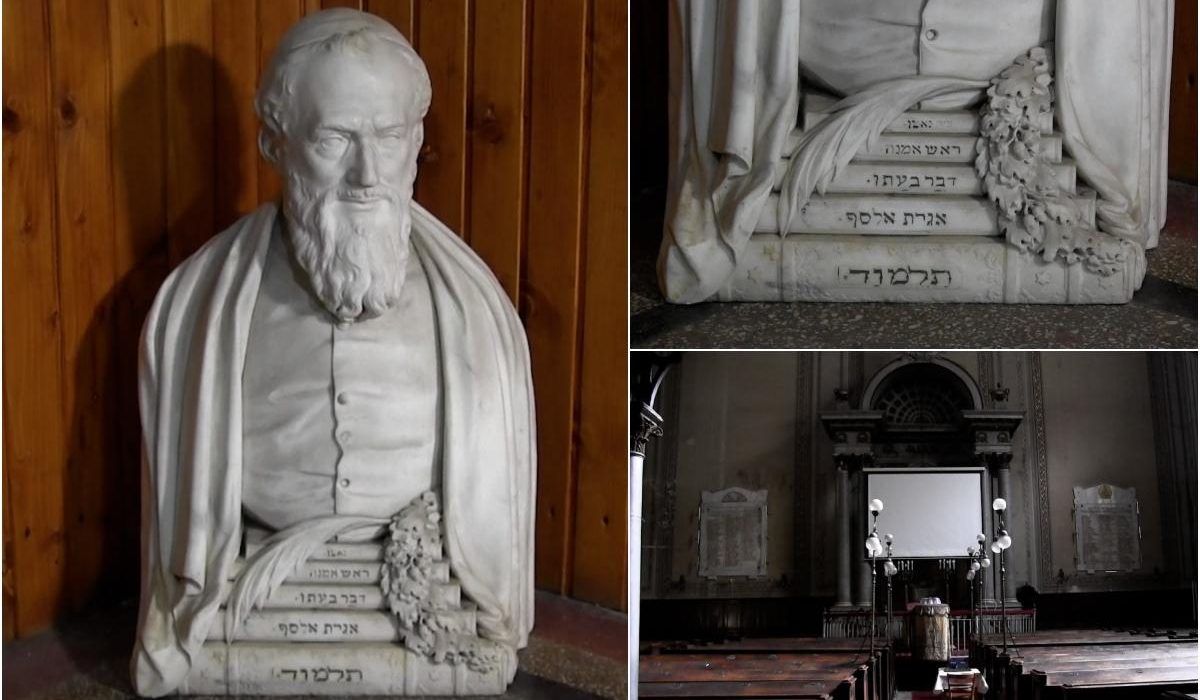 Bust din marmura furat din mormant din Arad gasit in Austria