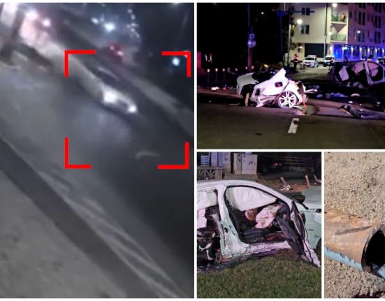 Cursa mortala din Constanta surprinsa de camere