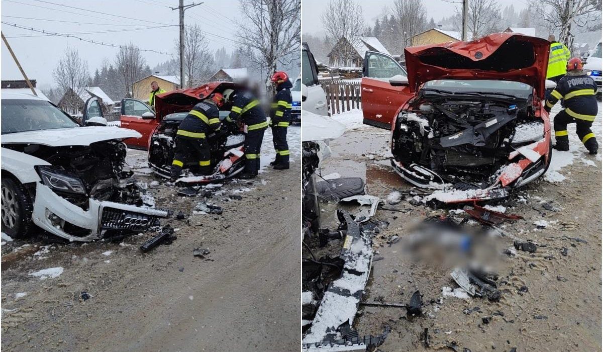 Fetita de 5 ani ranita in accident grav in Suceava