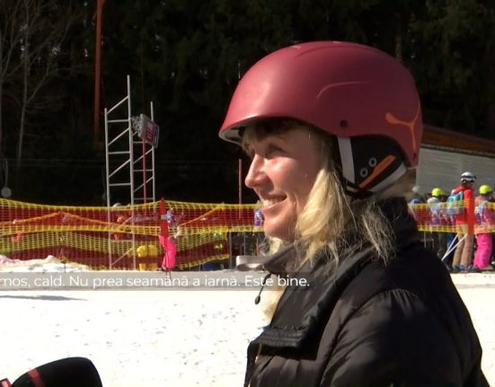 Martisor pe partia de schi Ultimul episod de iarna asteptat la munte