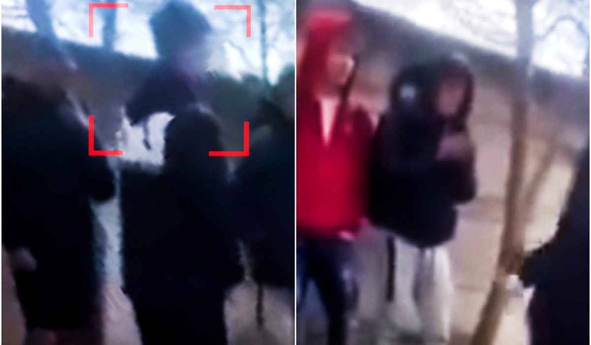 Acum l ai lovit va impacati Adolescent doborat de pumnul unui coleg Filmari virale transmise politiei din Bistrita