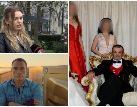 Fetele au fost trimise special lui Van Damme