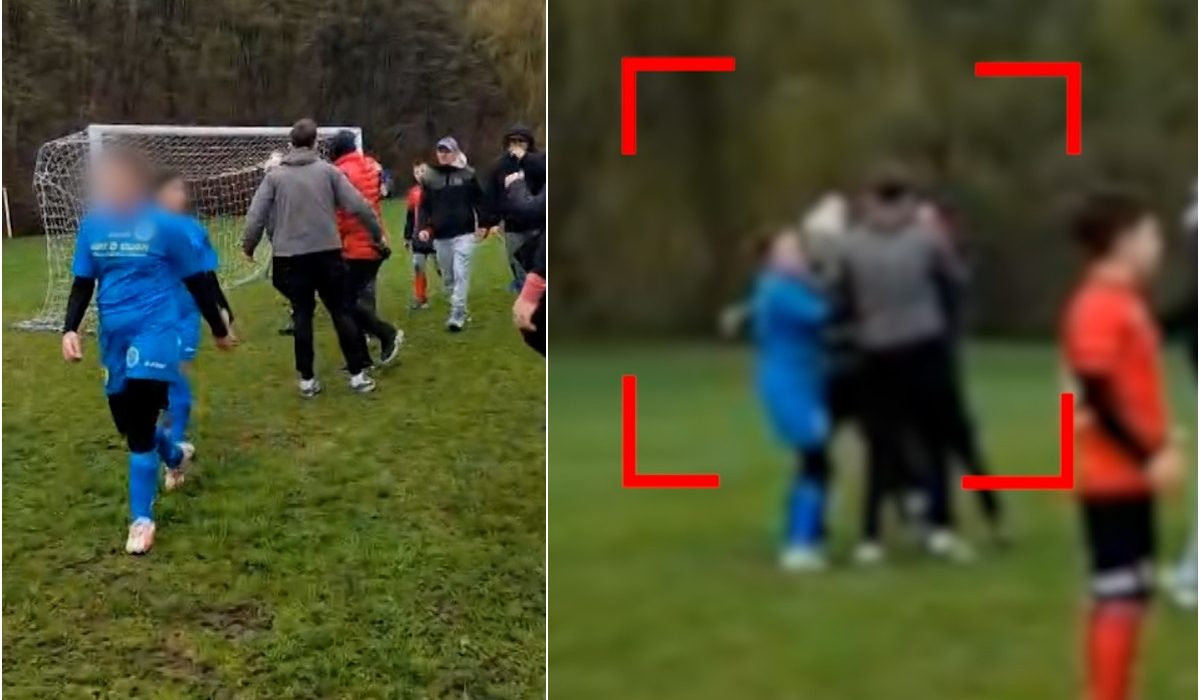 Meci de fotbal transformat in bataie intre parinti