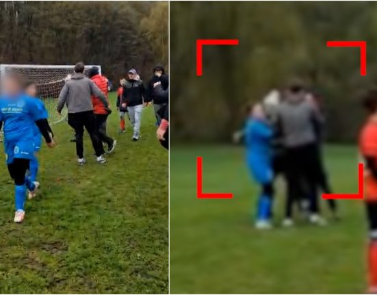 Meci de fotbal transformat in bataie intre parinti