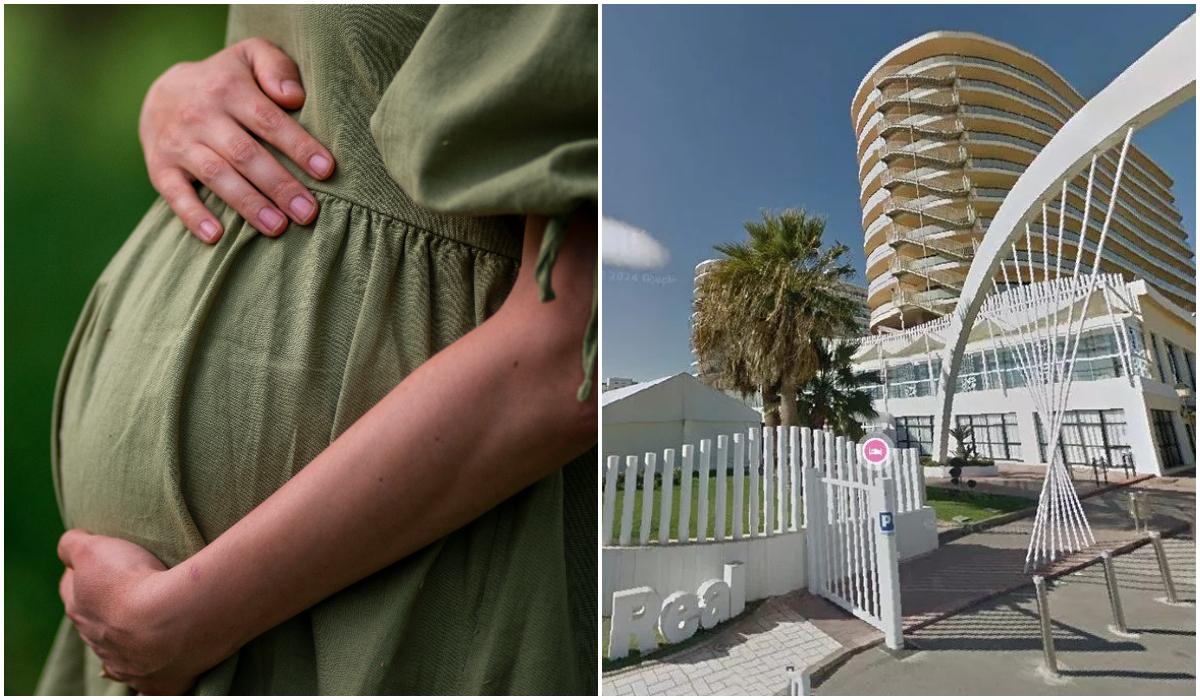 Turista britanica naste in gradina unui hotel din Spania in timpul unei pene receptionerul ii salveaza bebelusul