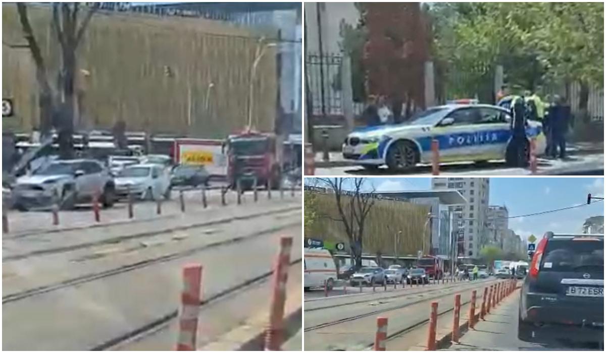 Un tramvai a provocat haos intr o intersectie din Bucuresti