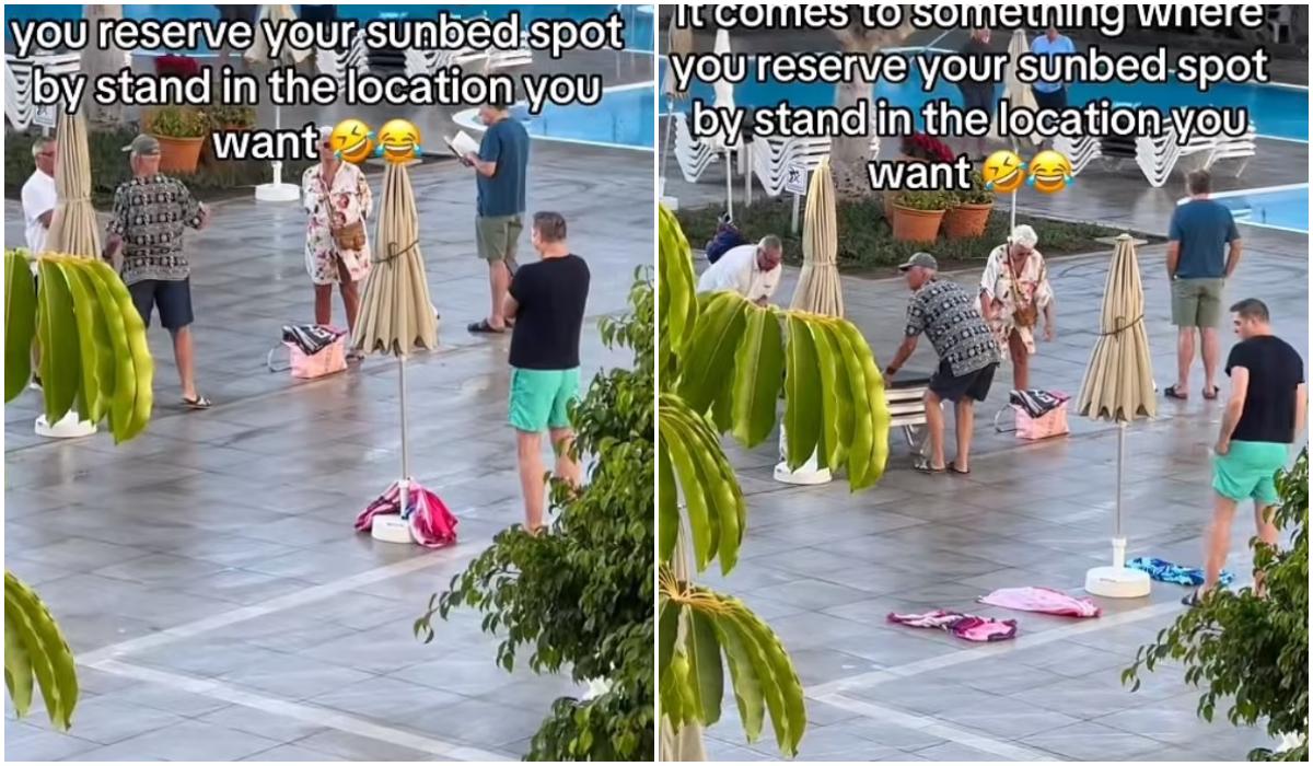 Un truc necinstit al turistilor pentru sezlonguri in Tenerife