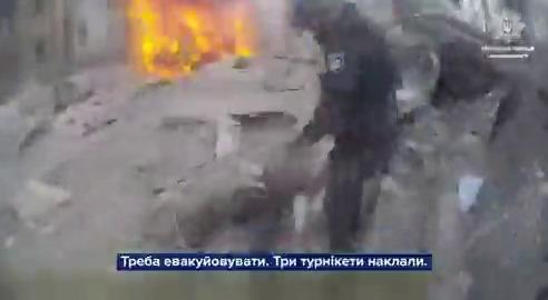 Va rog salvati o pe mama Filmare socanta dupa masacrul din Sumi