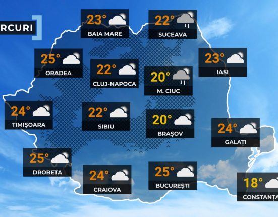 Vremea din 30 aprilie temperaturi intre 15 28C