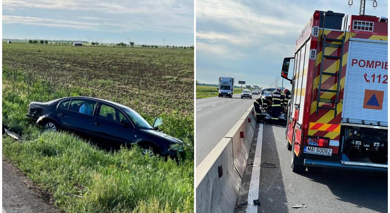 Accident pe DN 1 in Prahova Doua masini ciocnite la Baicoi