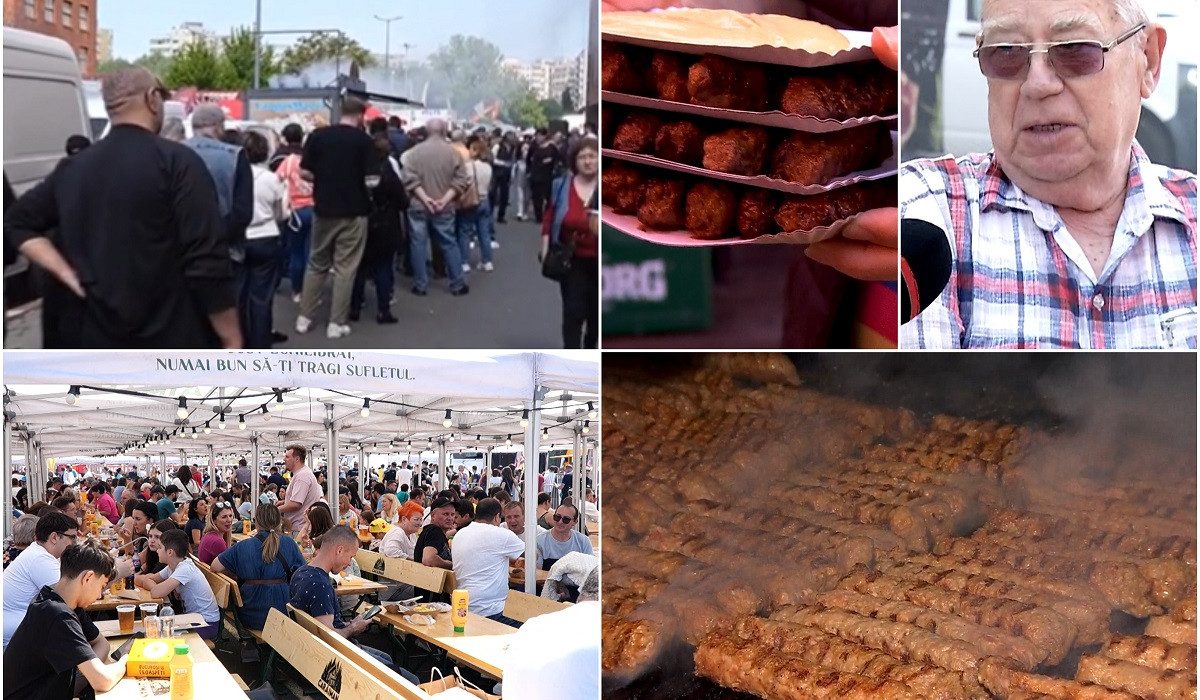 Coada uriasa de 1 Mai in Piata Obor pentru mici Ala de acolo mananca diseara