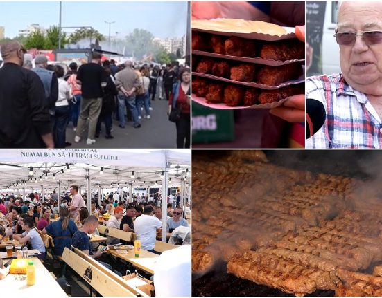 Coada uriasa de 1 Mai in Piata Obor pentru mici Ala de acolo mananca diseara