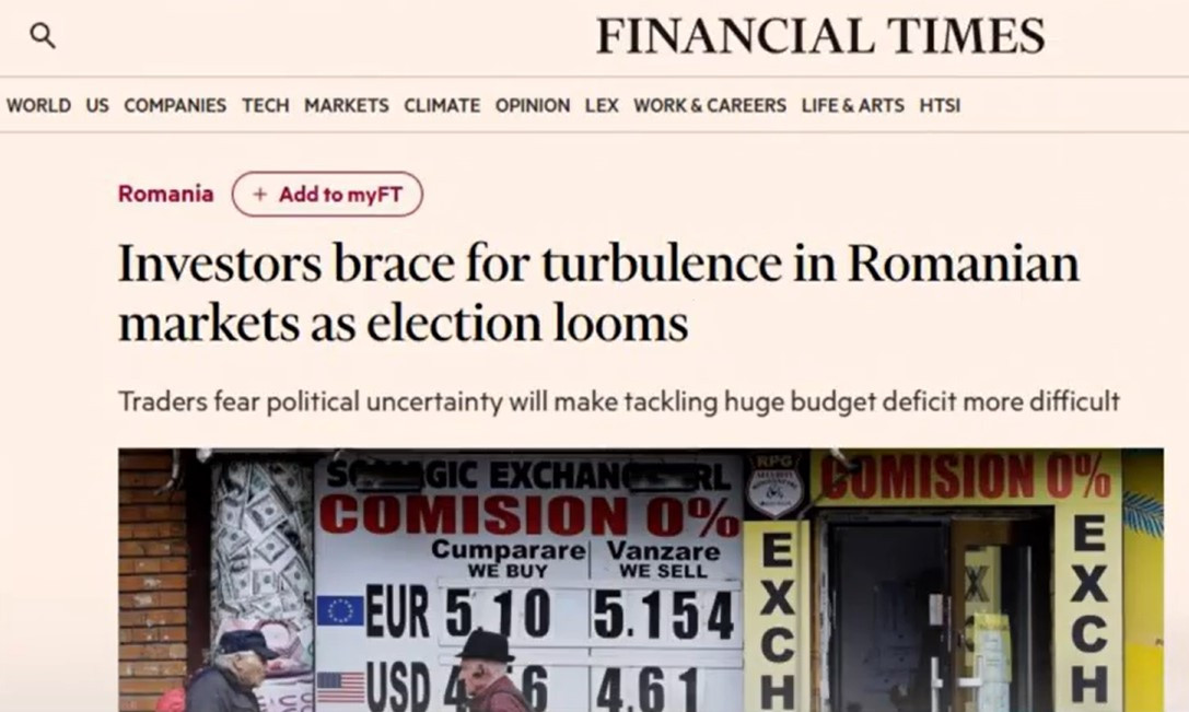 Expertii prevad turbulente pe piaza financiara romaneasca