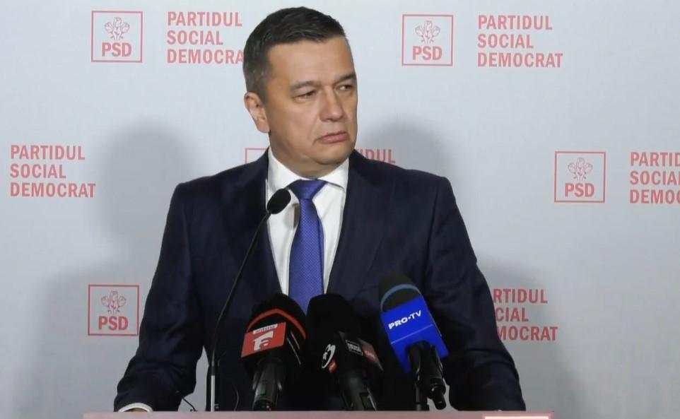 Grindeanu vrea vot pentru admiterea PSD la guvernare