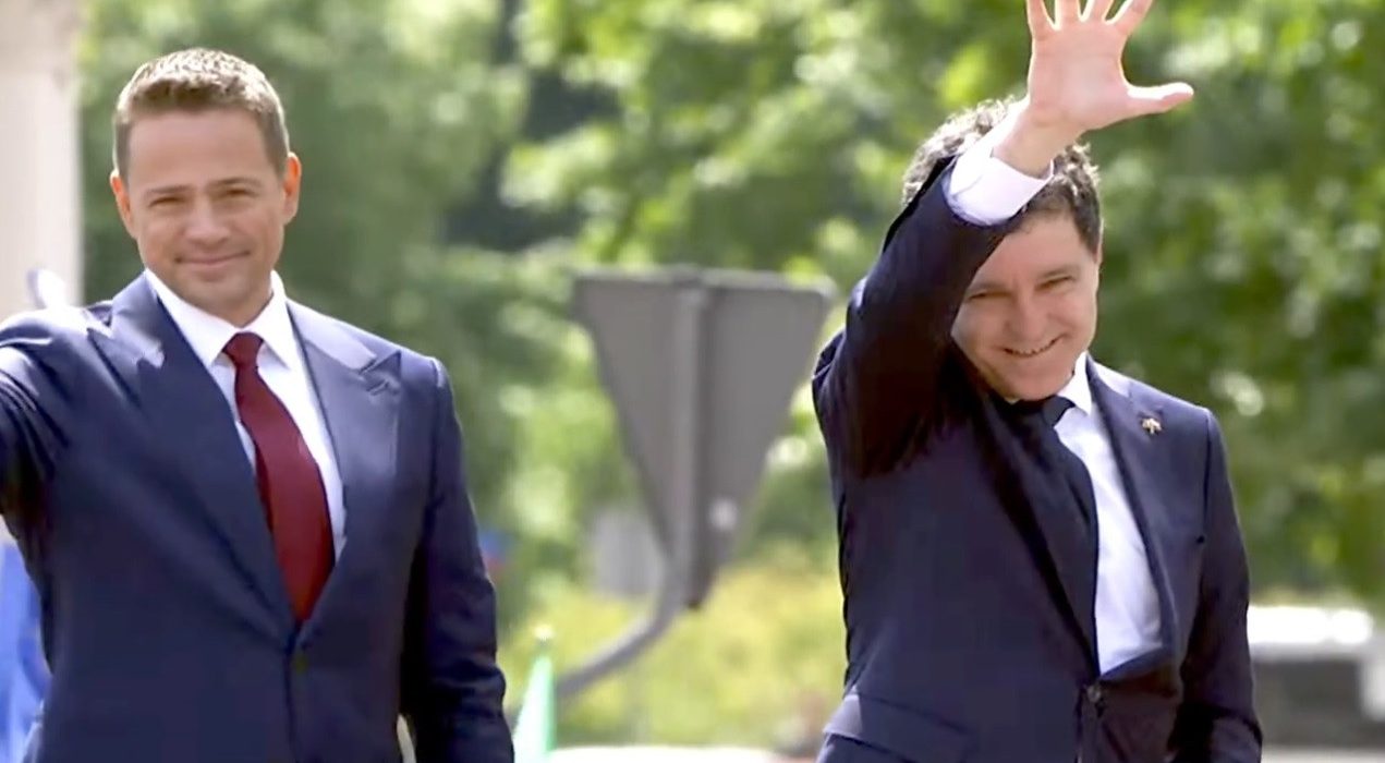 Nicusor Dan la mitingul din Varsovia Romanii resping izolacionismul