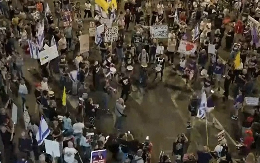 Protest la Tel Aviv Israelienii cer lui Trump ajutor