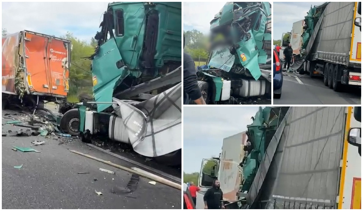 Un TIR din Timis implicat intr un accident grav pe M5