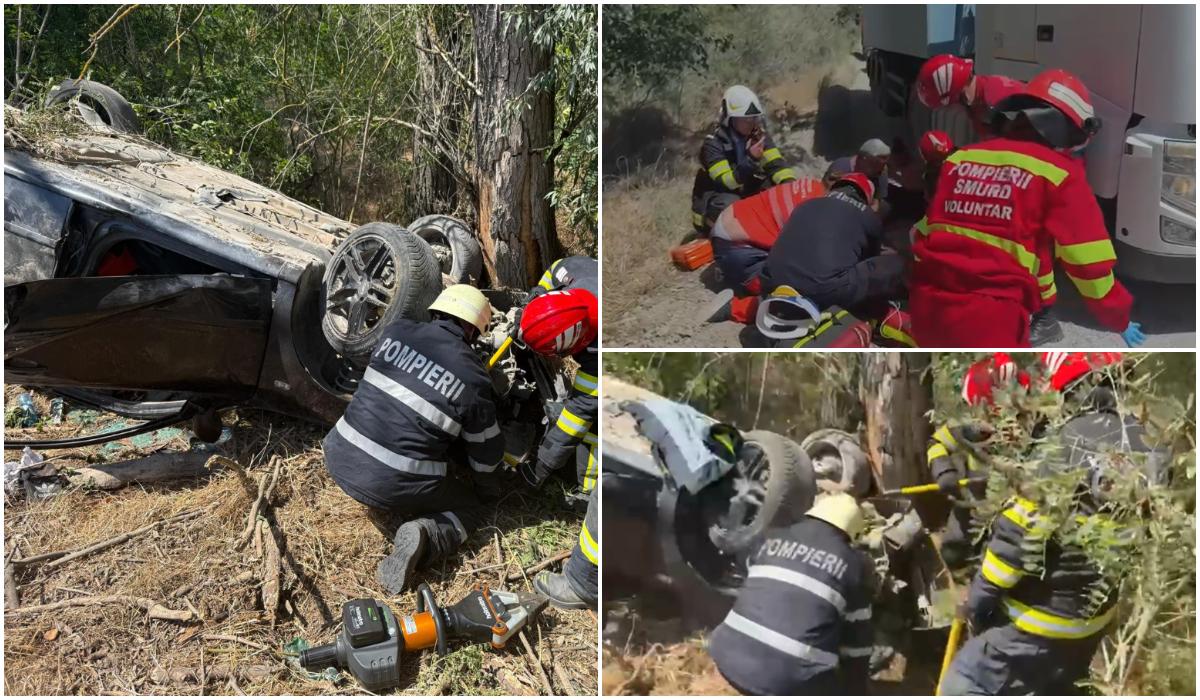 Accident grav in Tulcea femeie fara brat tanar ranit