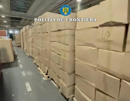 Captura impresionanta a Politei de Frontiera 7 milioane tigarete in Constanta