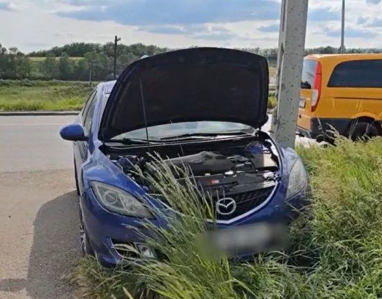 Copil de 4 ani internat dupa un accident auto surprins