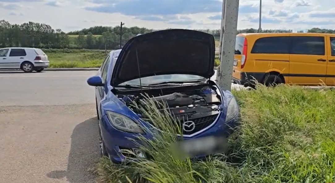 Copil de 4 ani internat dupa un accident auto surprins