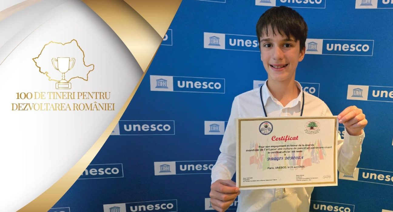 Dragos Dobocan copilul artist invitat de UNESCO