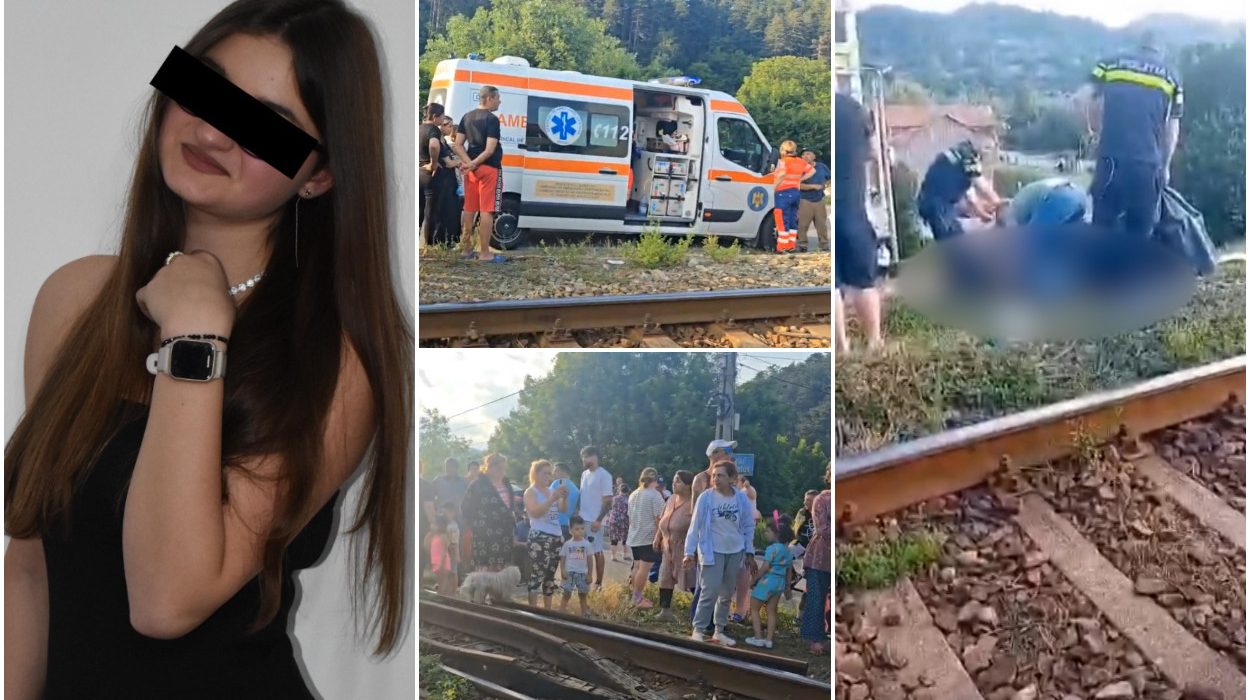 Iulia fata de 17 ani ucisa de tren in Bacau avea casti in urechi cand traversa sinele Filmul tragediei