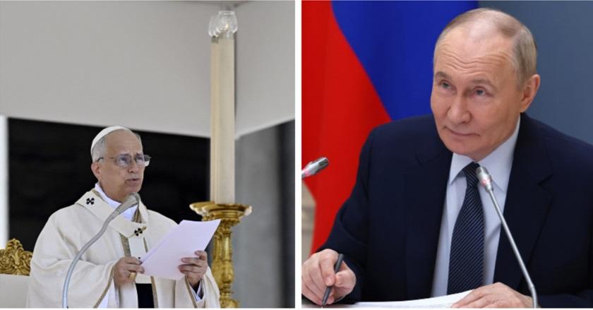 Putin a discutat cu Papa Leon dupa Trump