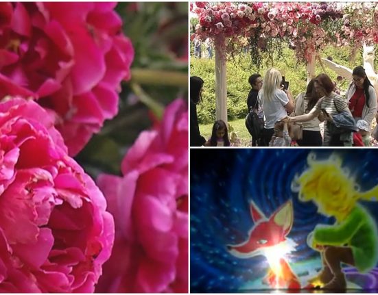 Spectacol inedit in Drumul Taberei la festivalul florilor
