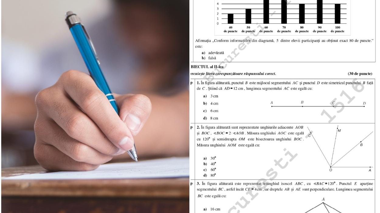 Subiecte Evaluare Nationala 2025 Matematica Rezolvri elevi