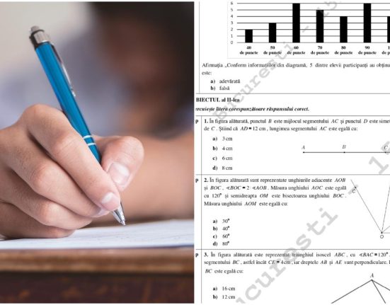 Subiecte Evaluare Nationala 2025 Matematica Rezolvri elevi