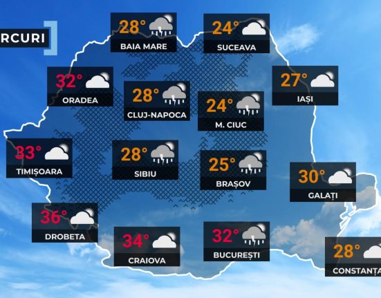 Vremea de maine 4 iunie cald in toata tara