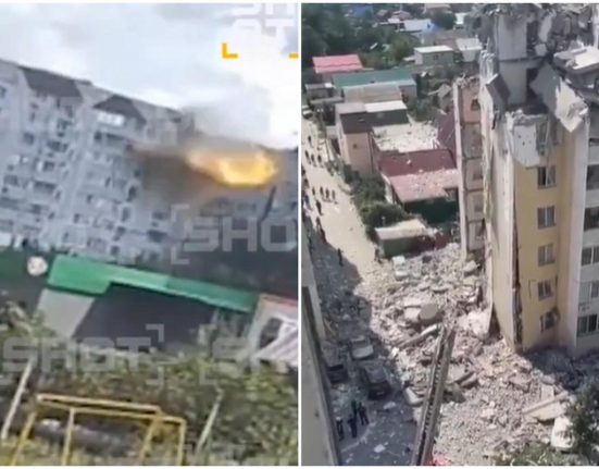 Bloc din Rusia explozia din cauza scurgerii de gaze