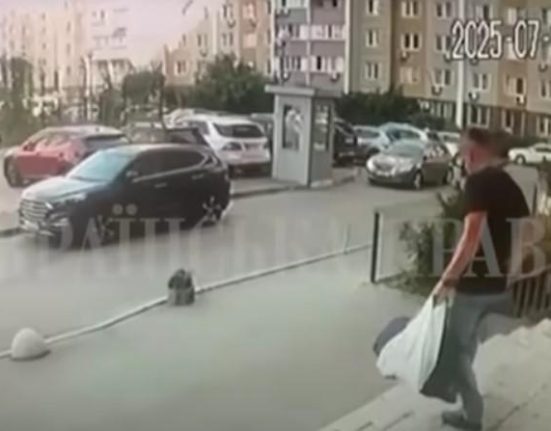 Colonel SBU impuscat mortal la Kiev filmat