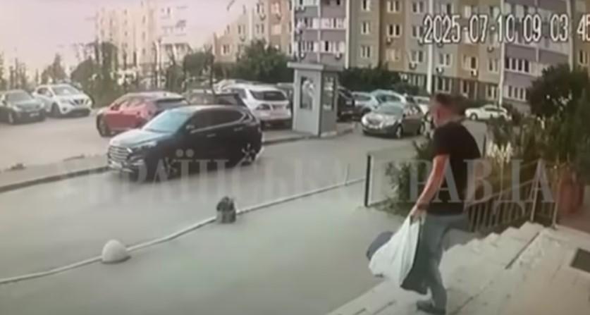 Colonel SBU impuscat mortal la Kiev filmat