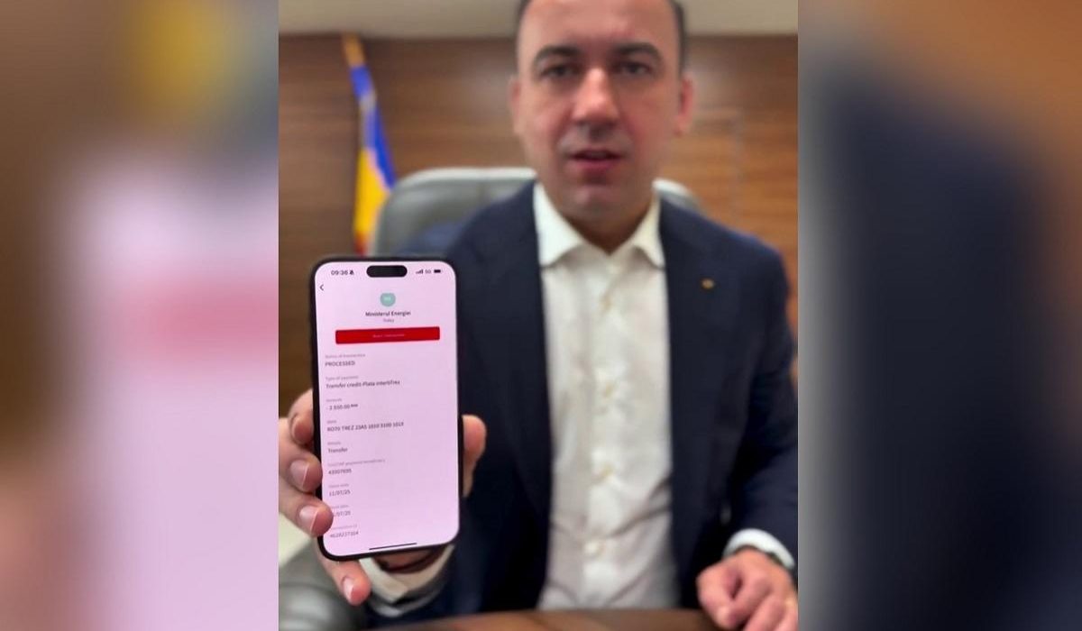 Ministrul Energiei Bogdan Ivan a donat 20 din salariu