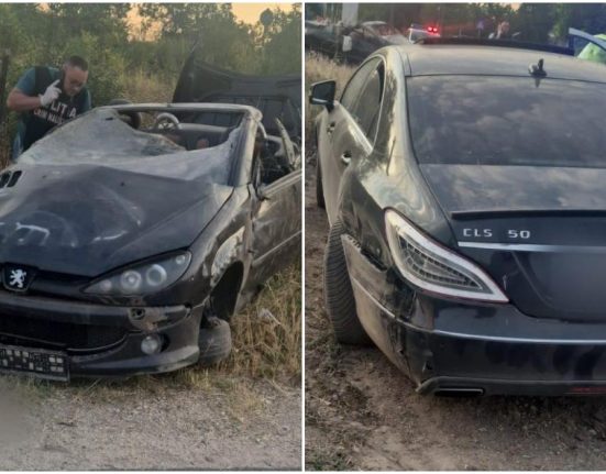 Sofer beat fara permis a spulberat o masina in Olt
