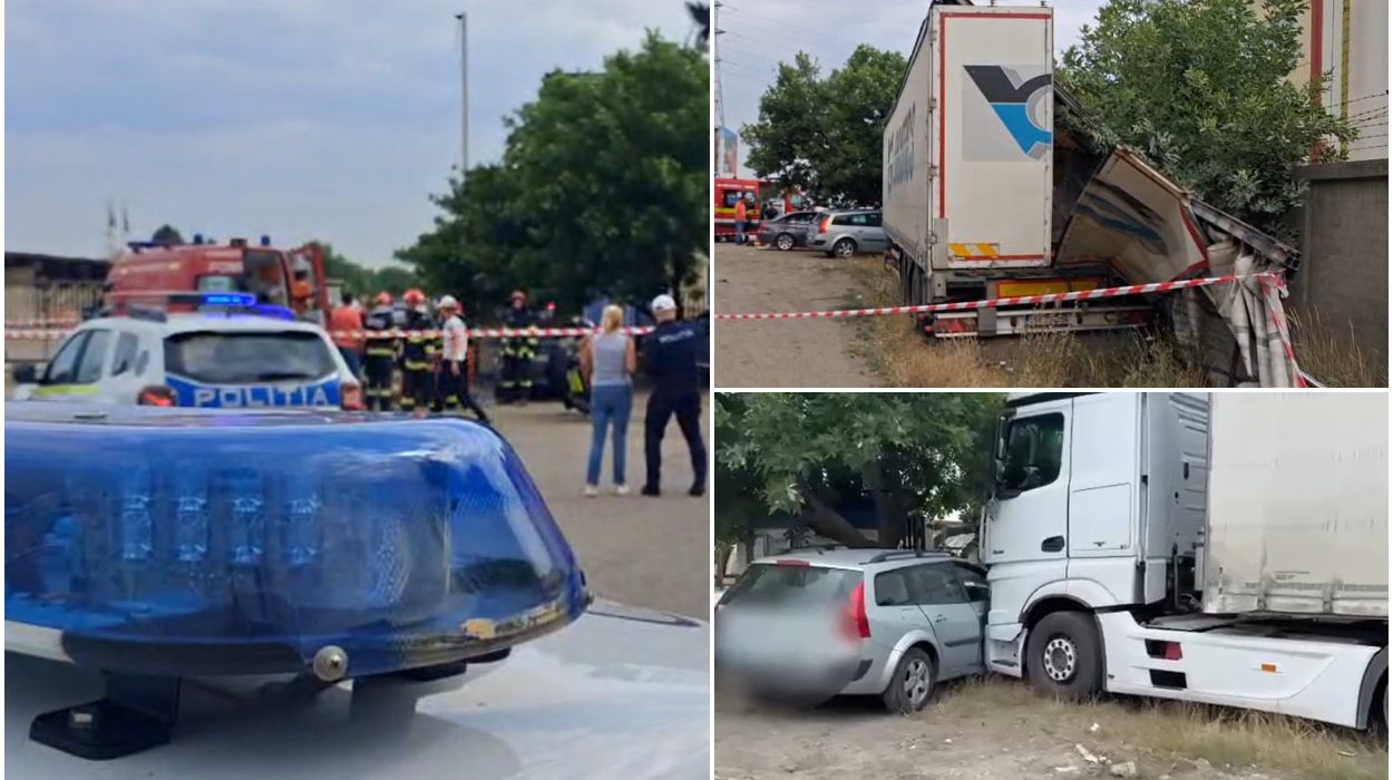 Sofer de TIR decedat dupa accident in Timisara