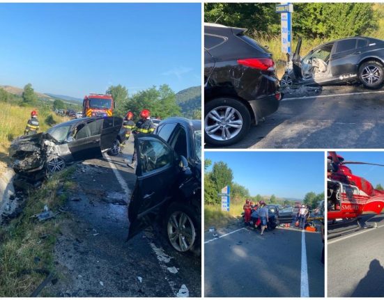 Trei persoane ranite intr un accident auto in Hunedoara