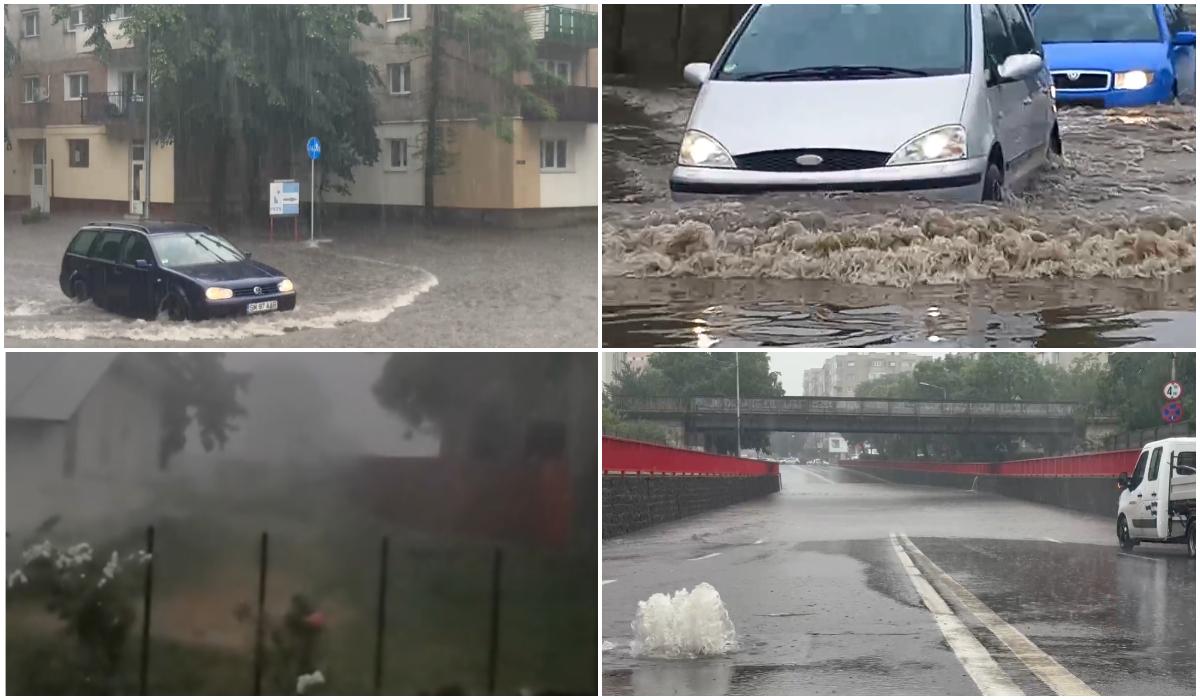 Capitala si judete afectate de furtuni violente