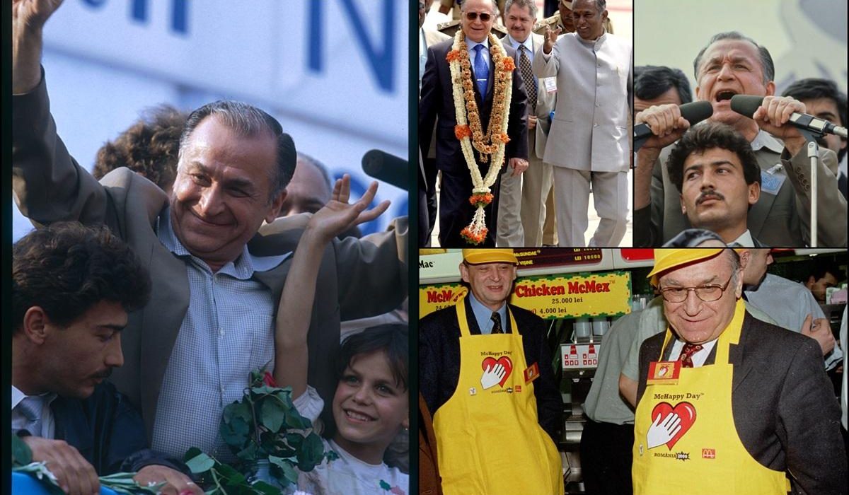 Ion Iliescu Imagini din viata primului presedinte