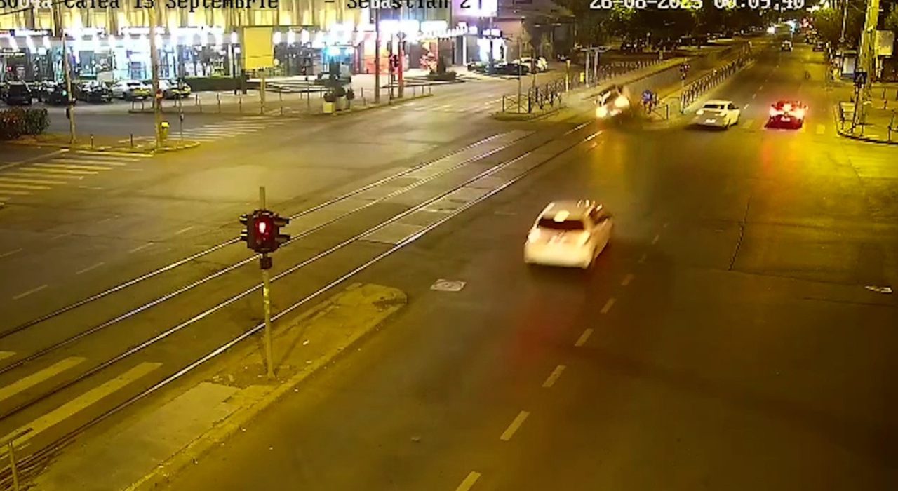 Momentul accidentului din Sectorul 5 la o cursa ilegala