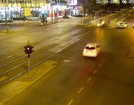 Momentul accidentului din Sectorul 5 la o cursa ilegala