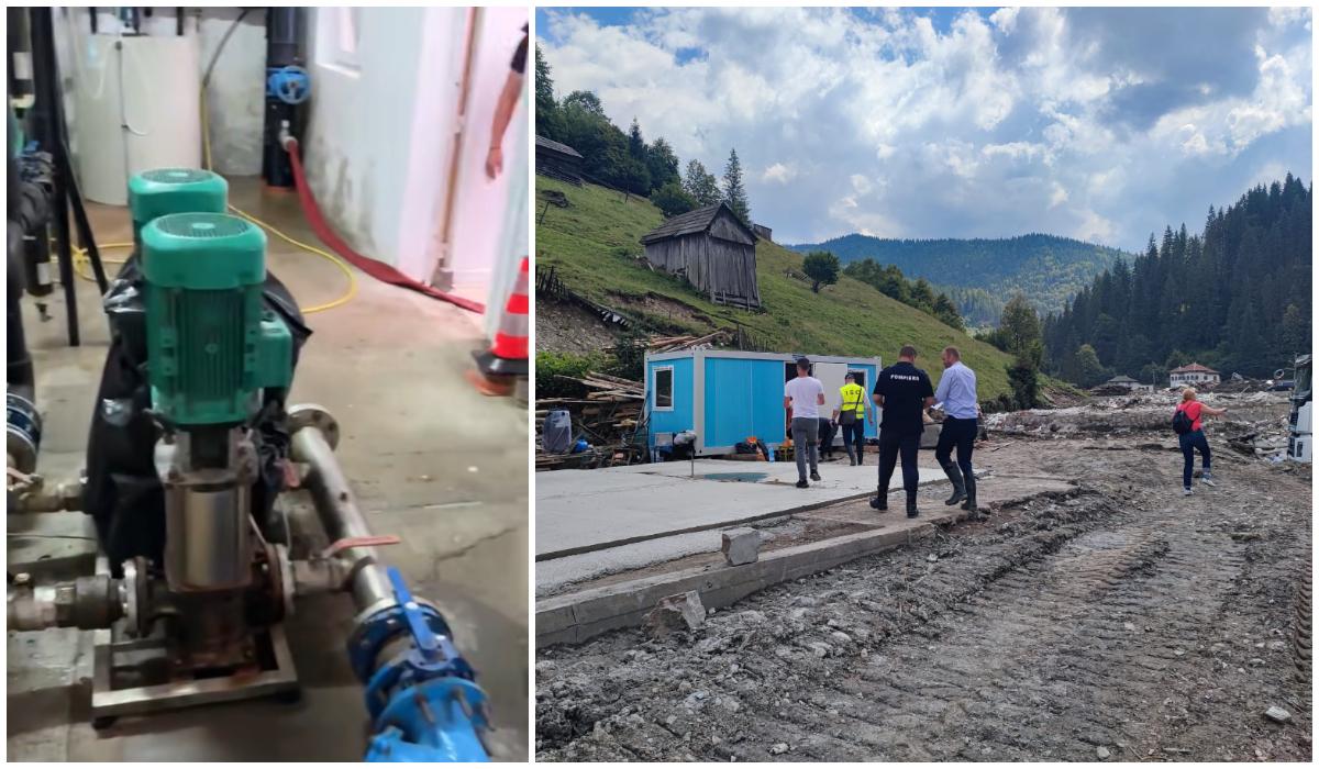 Retaua de apa din Brosteni este functionala acum